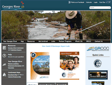 Tablet Screenshot of georgesriver.org.au
